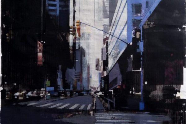 Collage & Acrílico sobre papel 110x110cm  no disponible