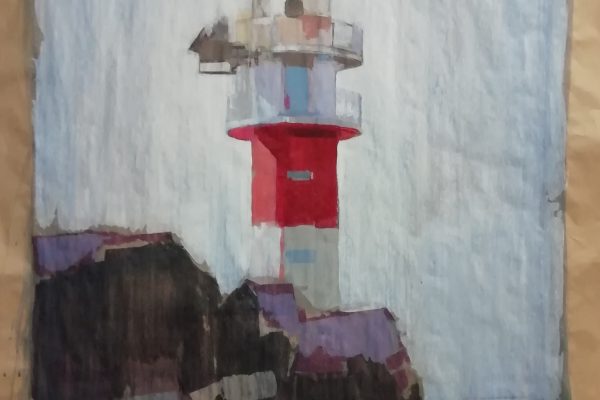 Acrîlico sobre papel  
160x102cm 
disponible 2700€ (marco aparte)