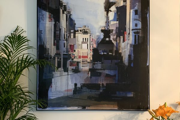 Collage Acrylic on Canvas 
147x116cm not available